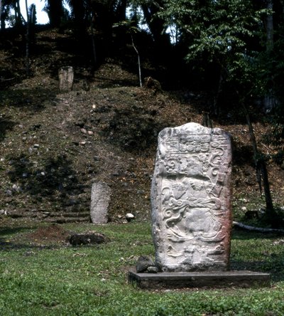 Seibal, Stele 13, Periodo Classico Ultimo da Mayan